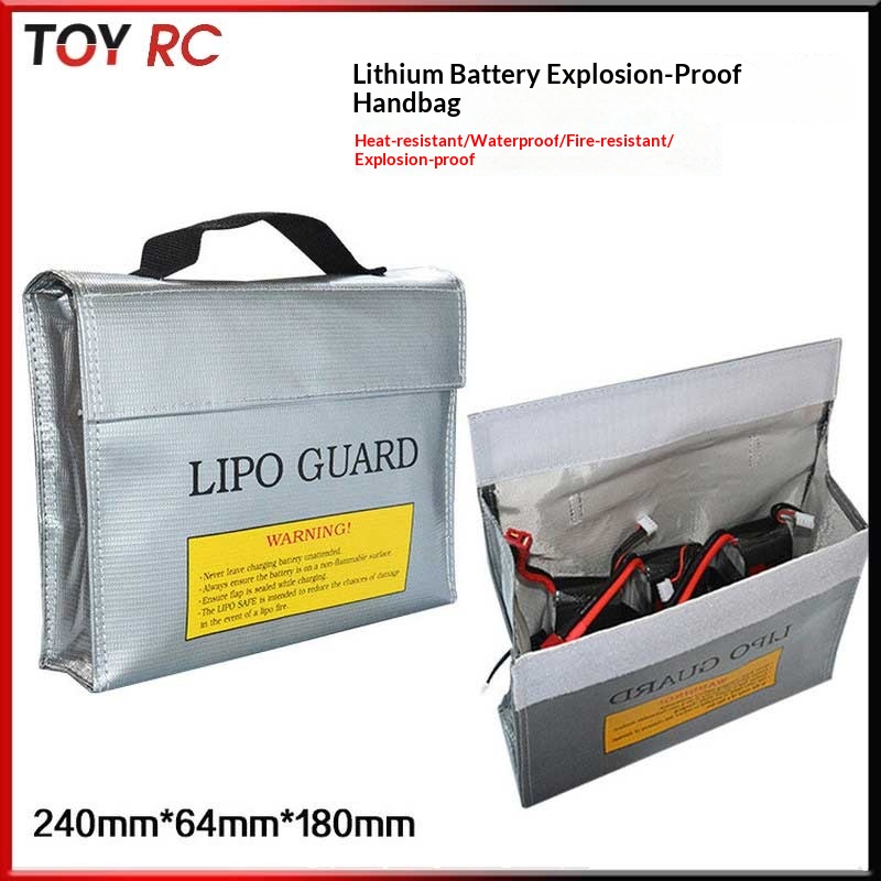 Drone Battery Bag - Lipo Guard feuerfeste, flammhemmende, tragbare Lipo-Batterie-Sicherheitstasche,