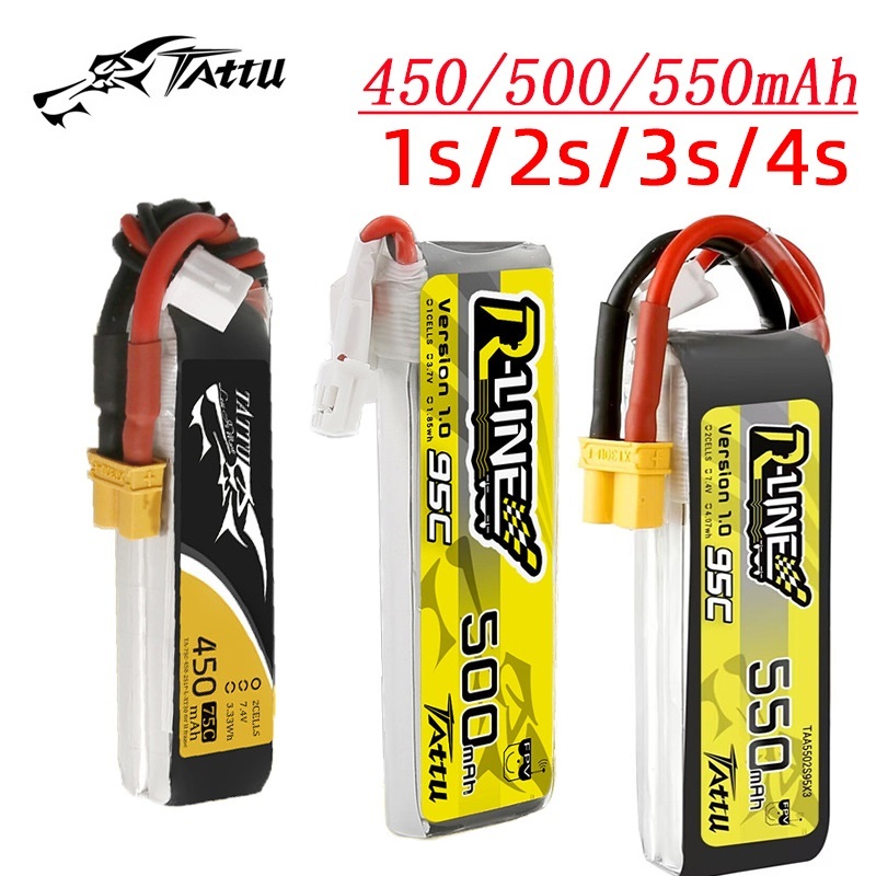 3Pcs NEUE TATTU 450/500/550mAh – Drone Battery Lipo Bewertung und Preis