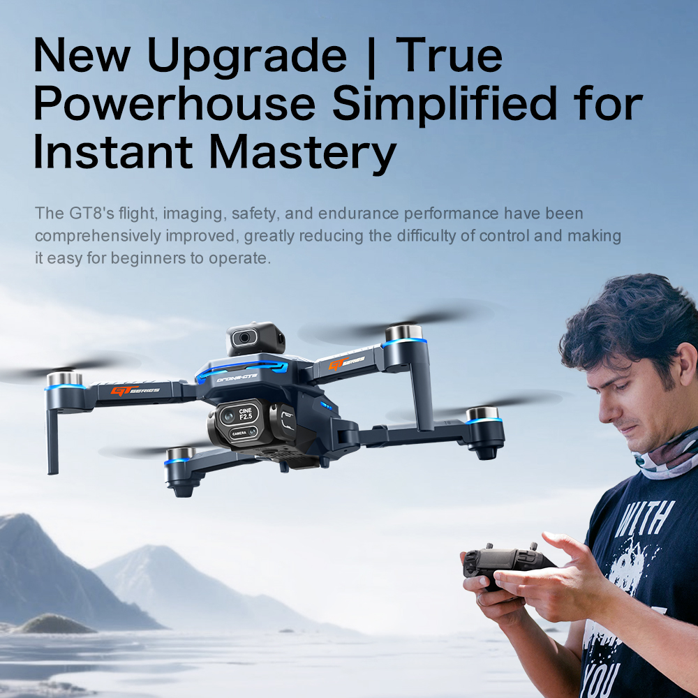 2026 Neue GT8 Drohne mit 8K Pr – Jjrc Drone X12 Bewertung und Preis